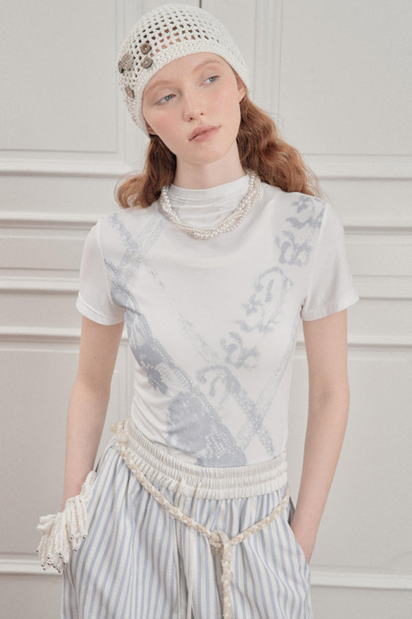 Silk Lace Tee