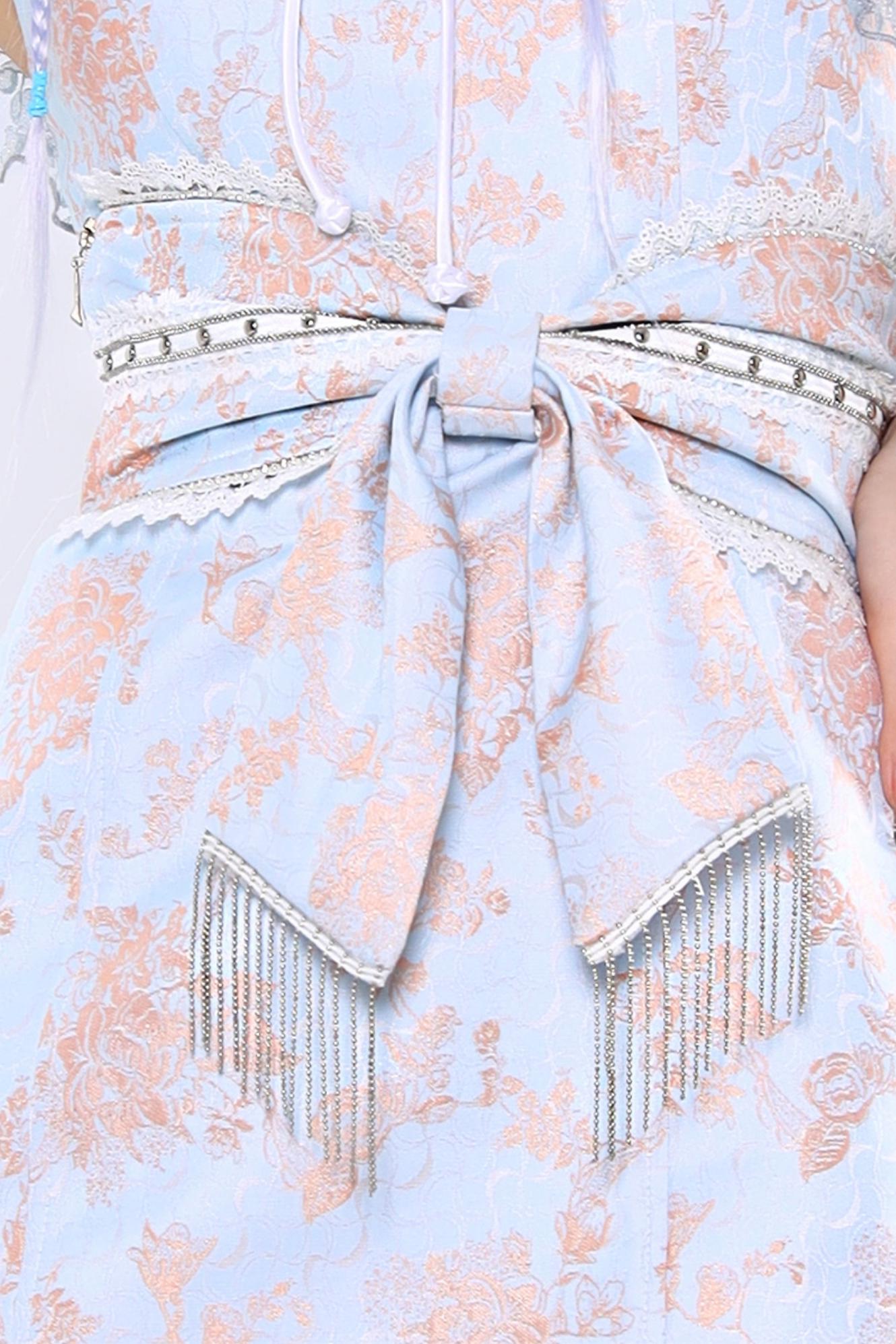 Metal Tassel Bow Waist Belt