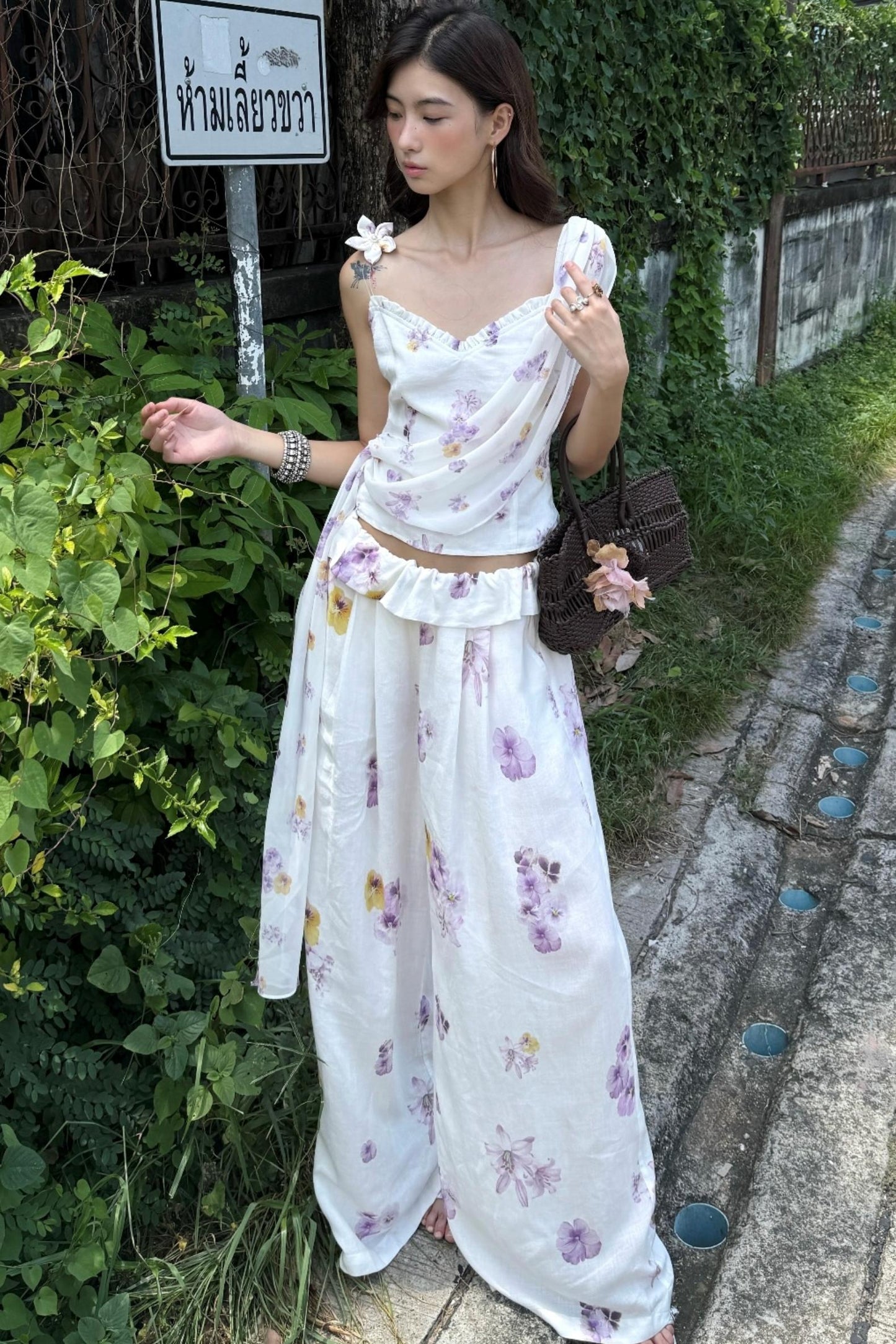 Breeze Chiffon Wide Leg Set-Up