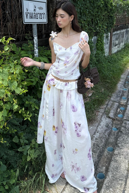 Breeze Chiffon Wide Leg Set-Up