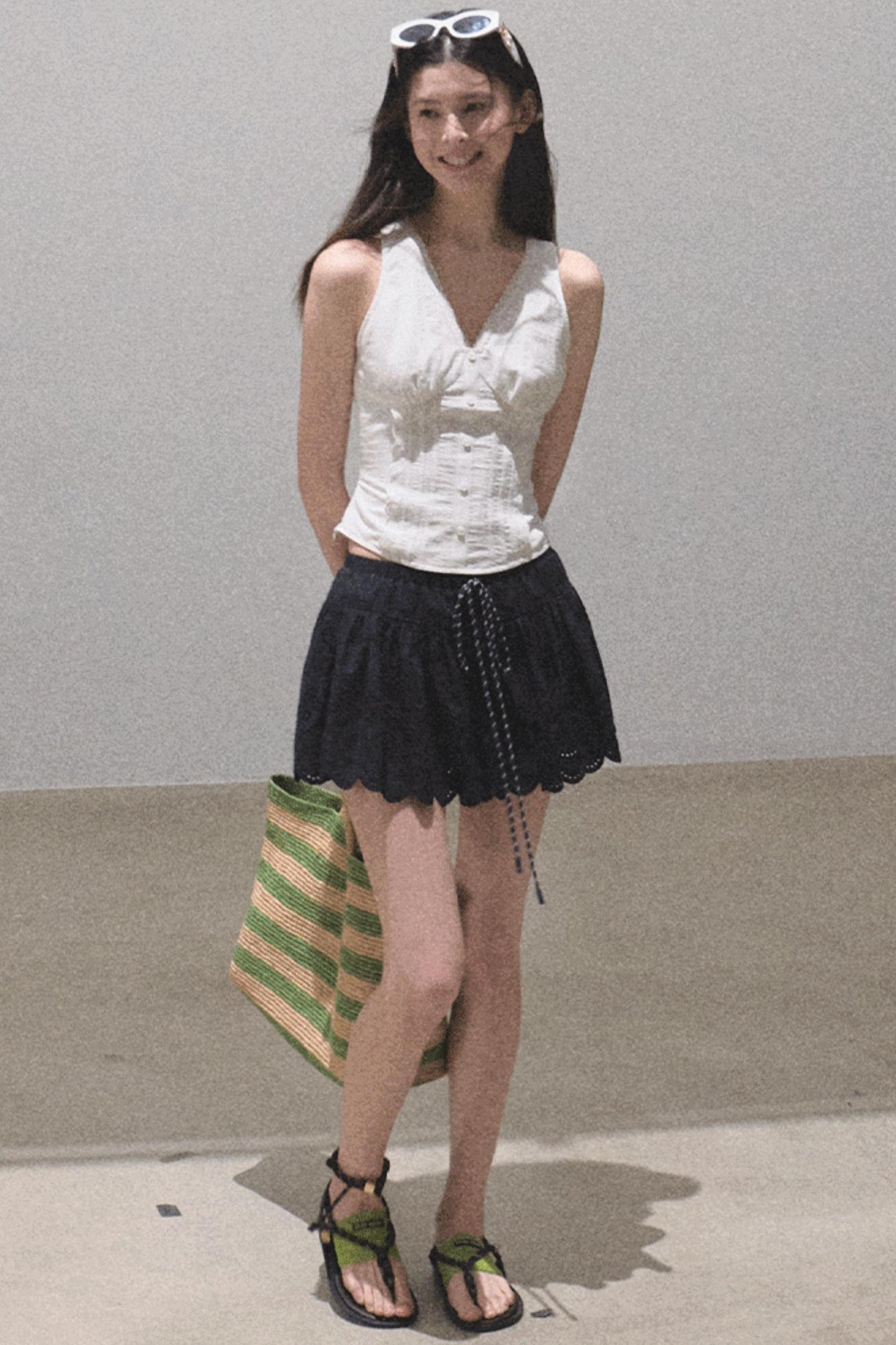 Ruffled V-Neck Camisole