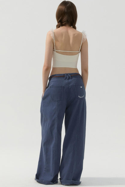 Floral Mesh Veil Earring Camisole