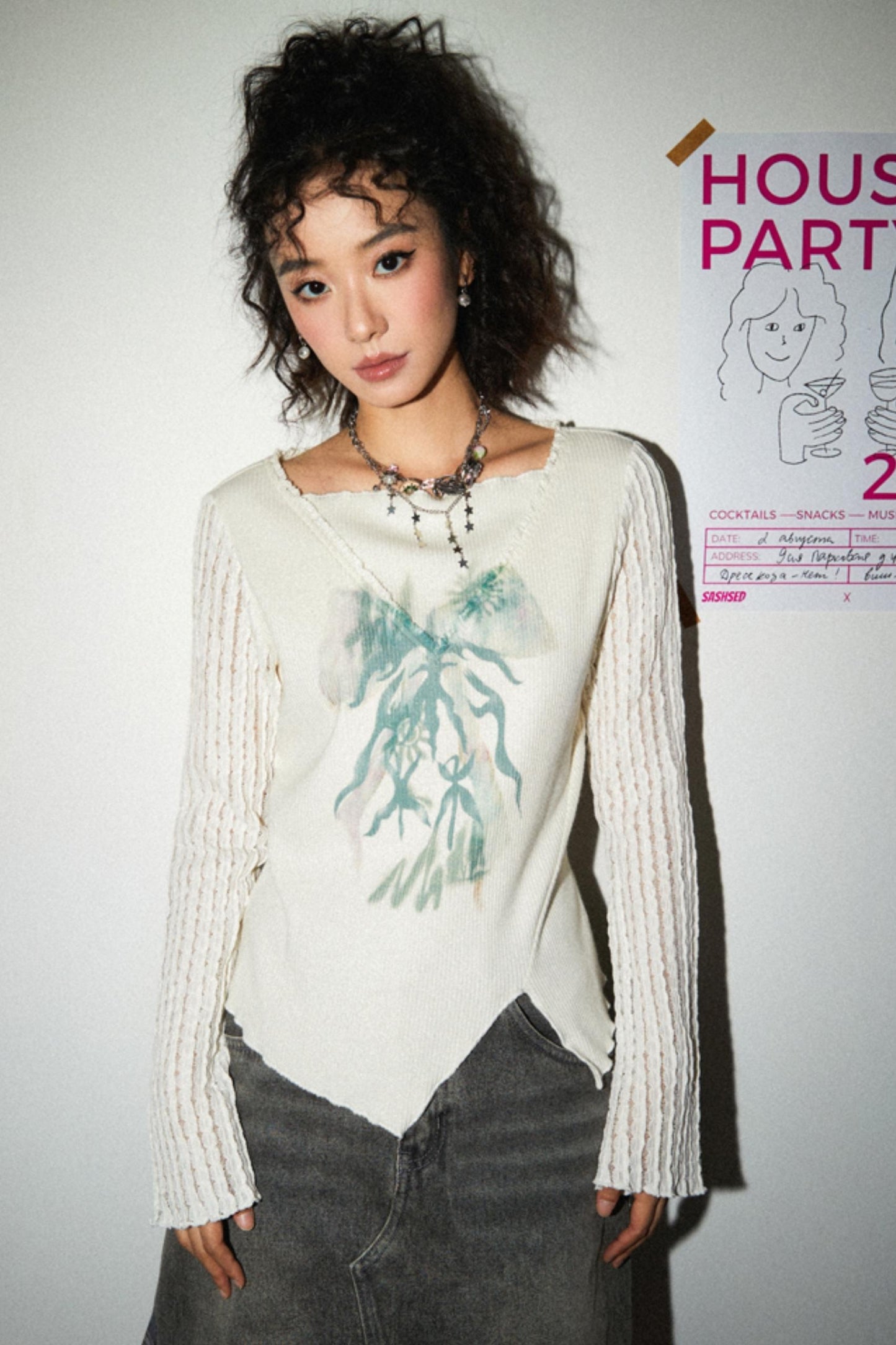 Rain Forest Long Sleeve Top