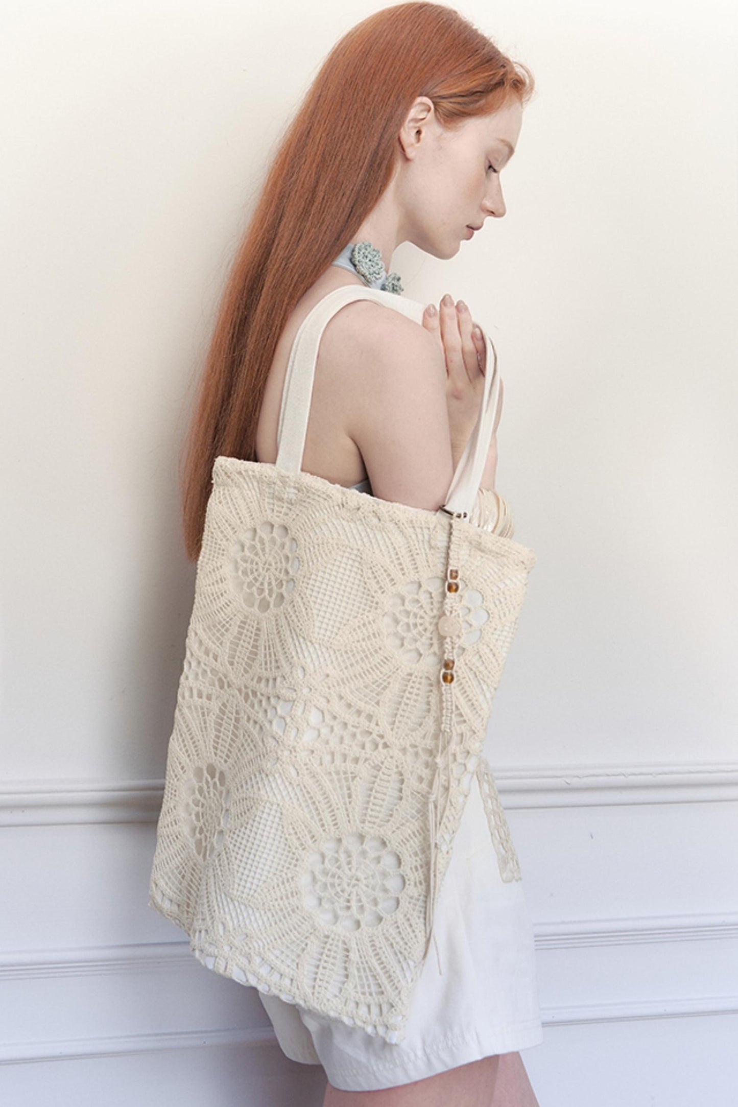 Bloom Handcrafted Beaded Tote