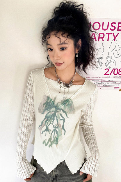 Rain Forest Long Sleeve Top