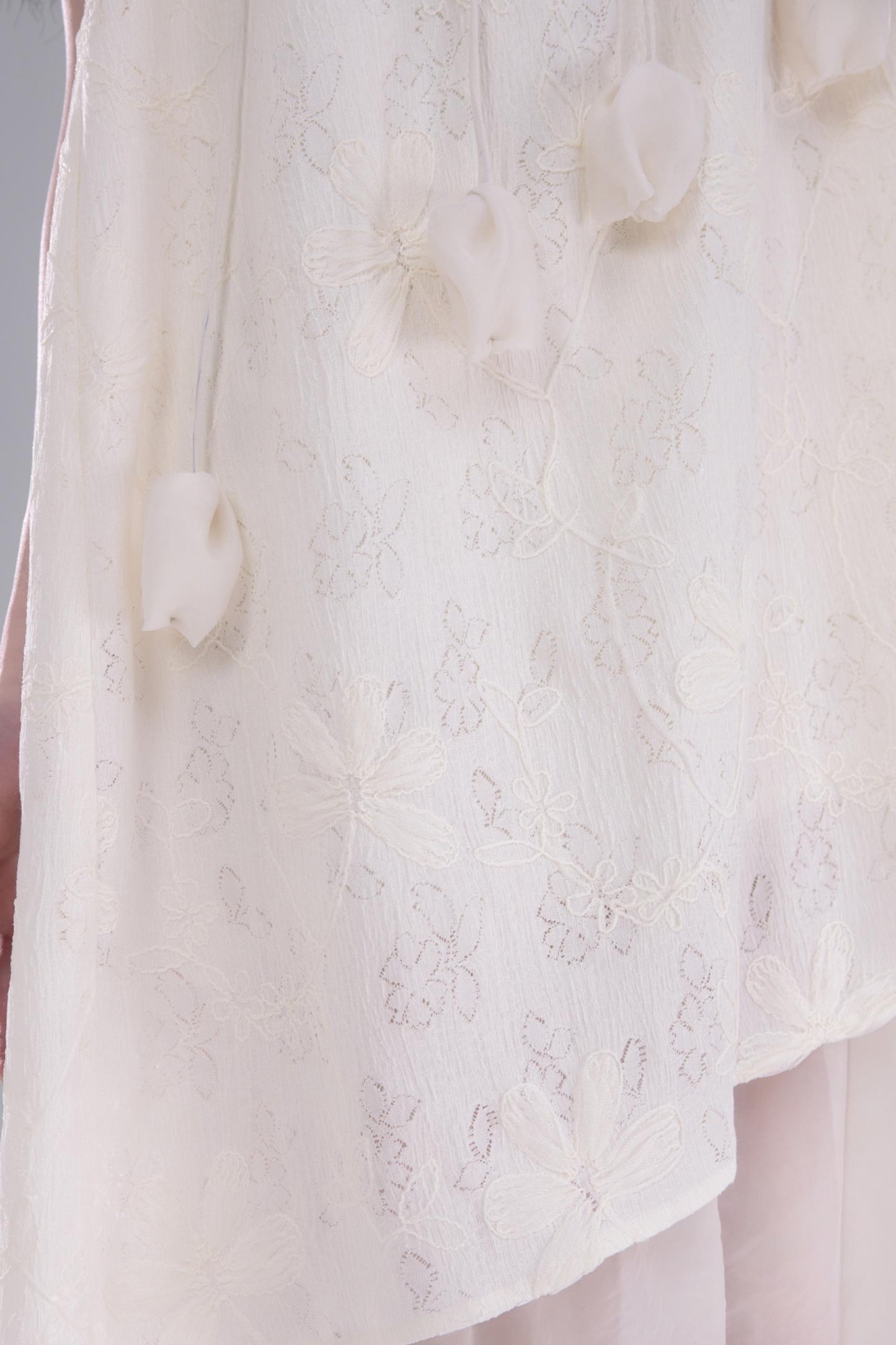 Asymmetric Tulle Vest Dress