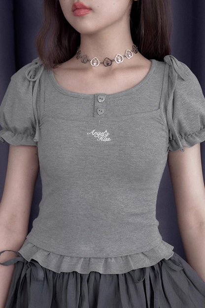 Sweet Lust Bubble Sleeve Top