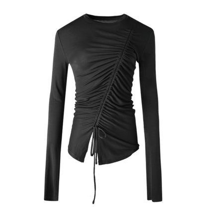 Modern Asym Drawstring Top