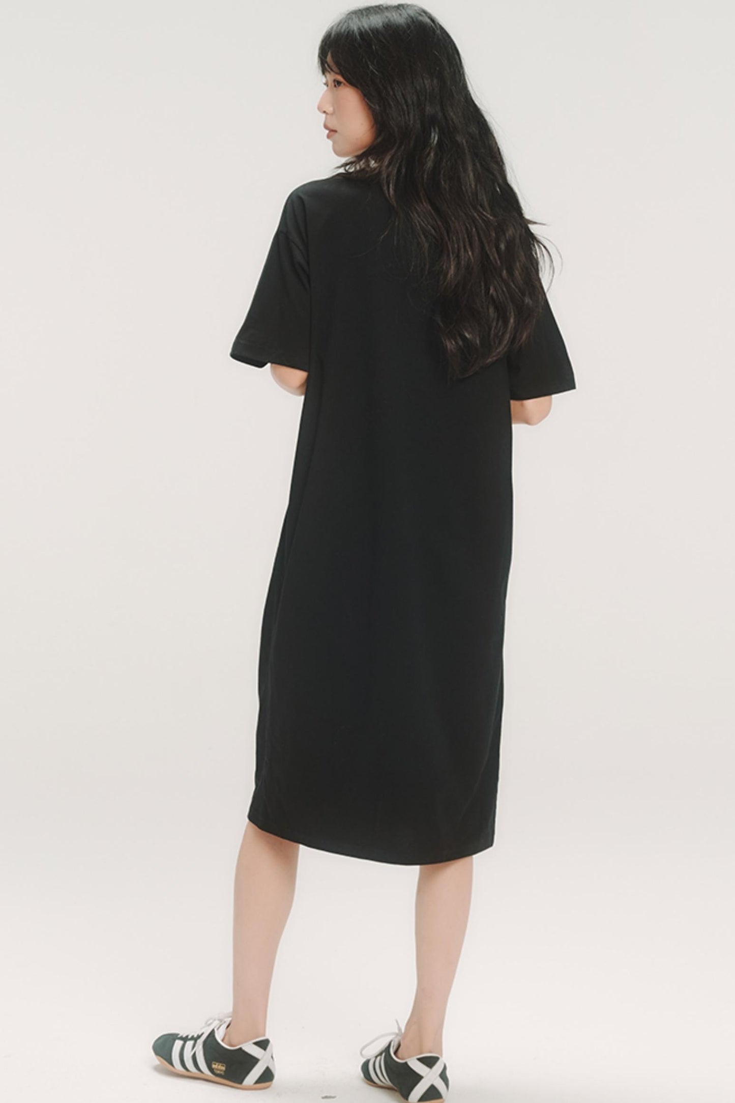 Fruit Check Applique T-Shirt Dress