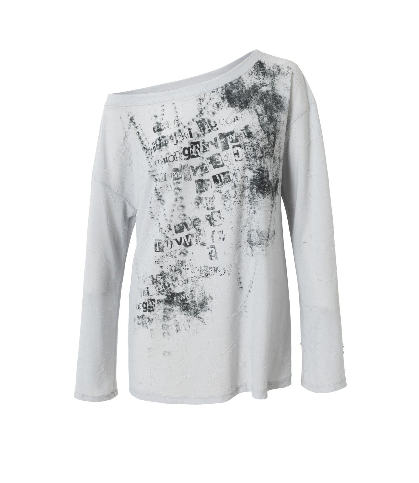 Slouchy One-Shoulder Tee