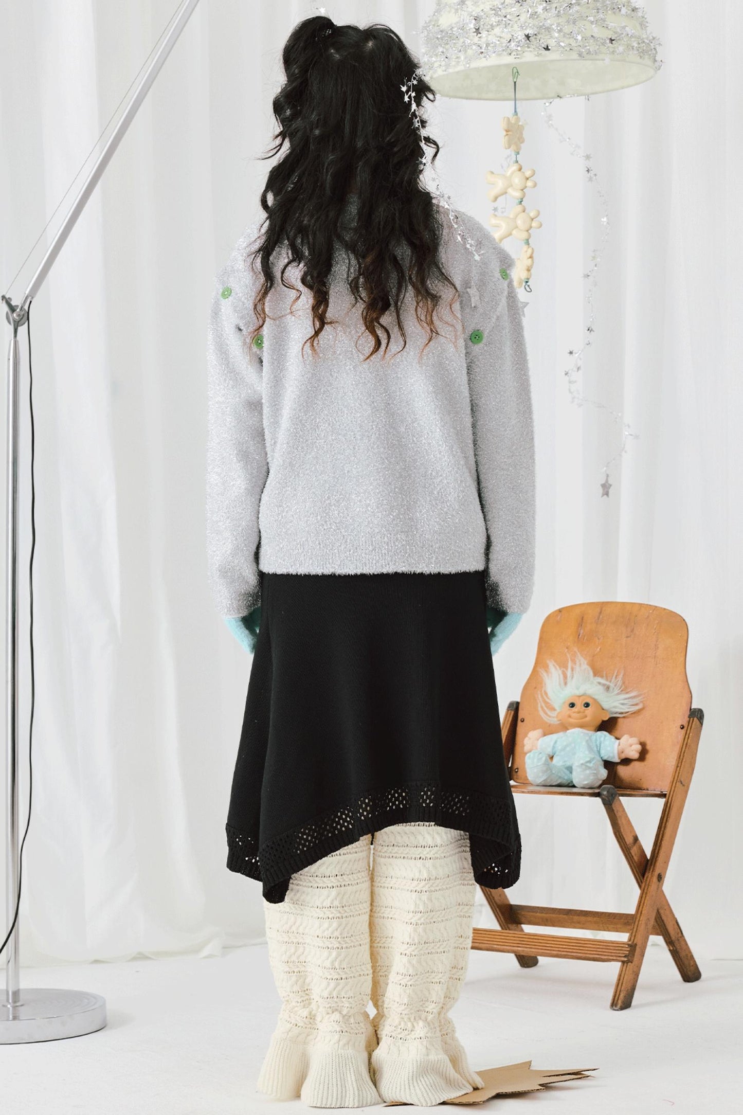 Dual-Style Jacquard Sweater