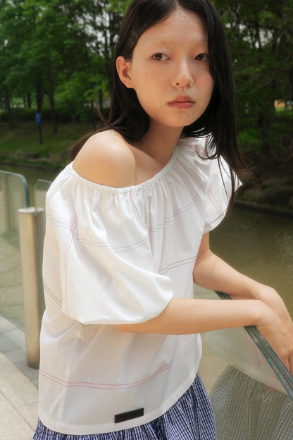 Blocked Neckline Tee