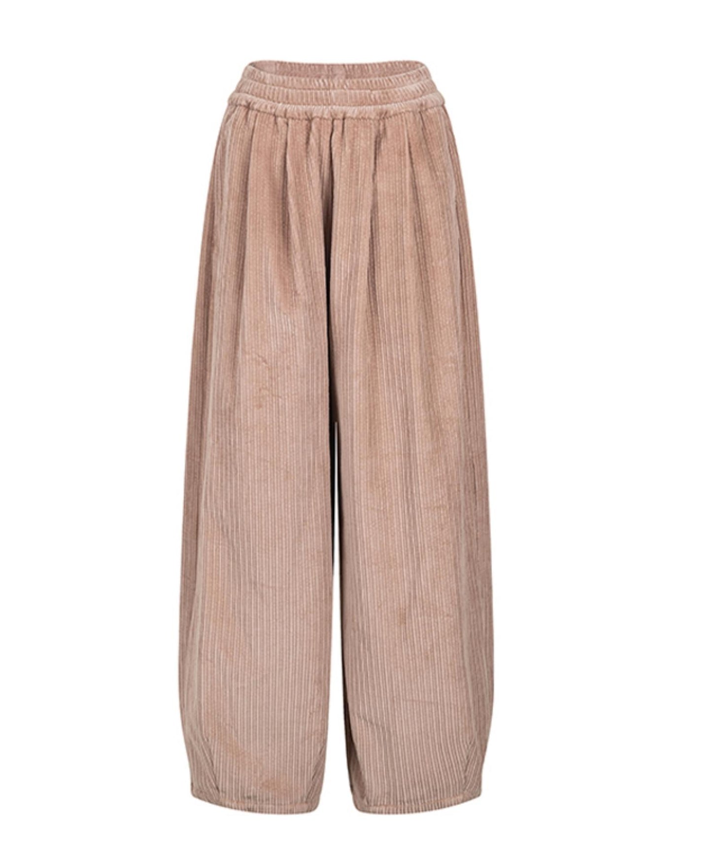 Cozy Wide-Leg Corduroy Pants