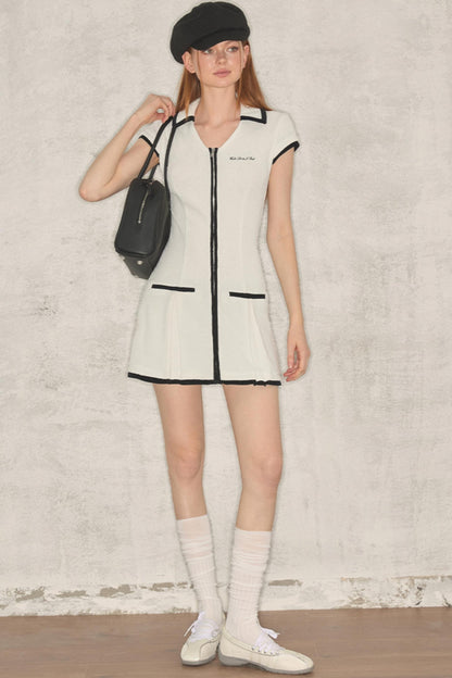 Slim White Summer Dress