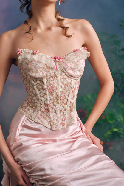 Starry Flower Corset & Skirt Set-Up