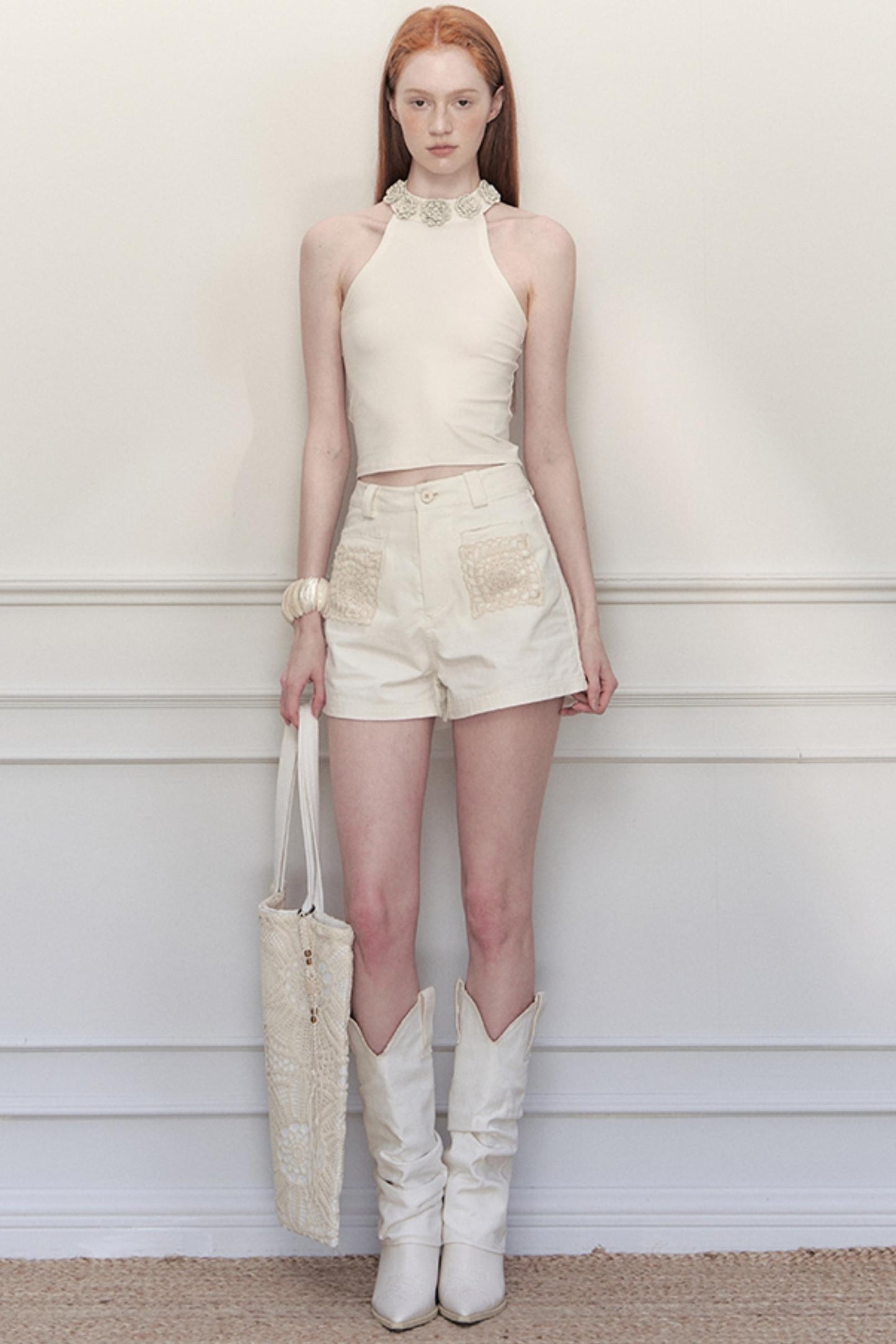 Bloom Handcrafted Beaded Tote