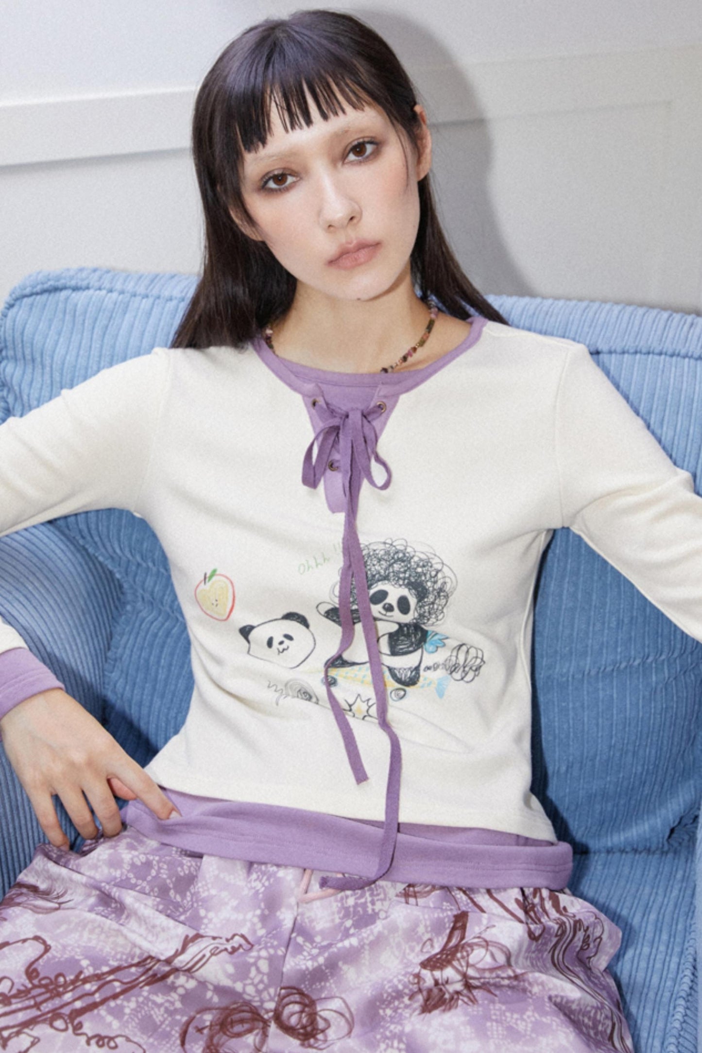 Chemistry Girl Panda Top