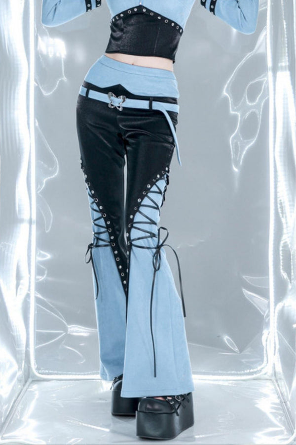 Sweet Cool Strap Flare Pants