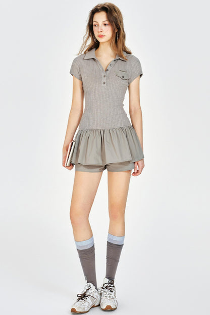 Patchwork Tennis Dress