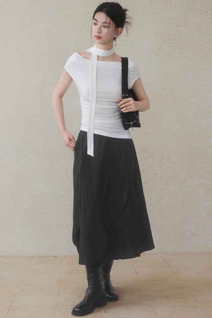 Summer White Flutter T-Shirt