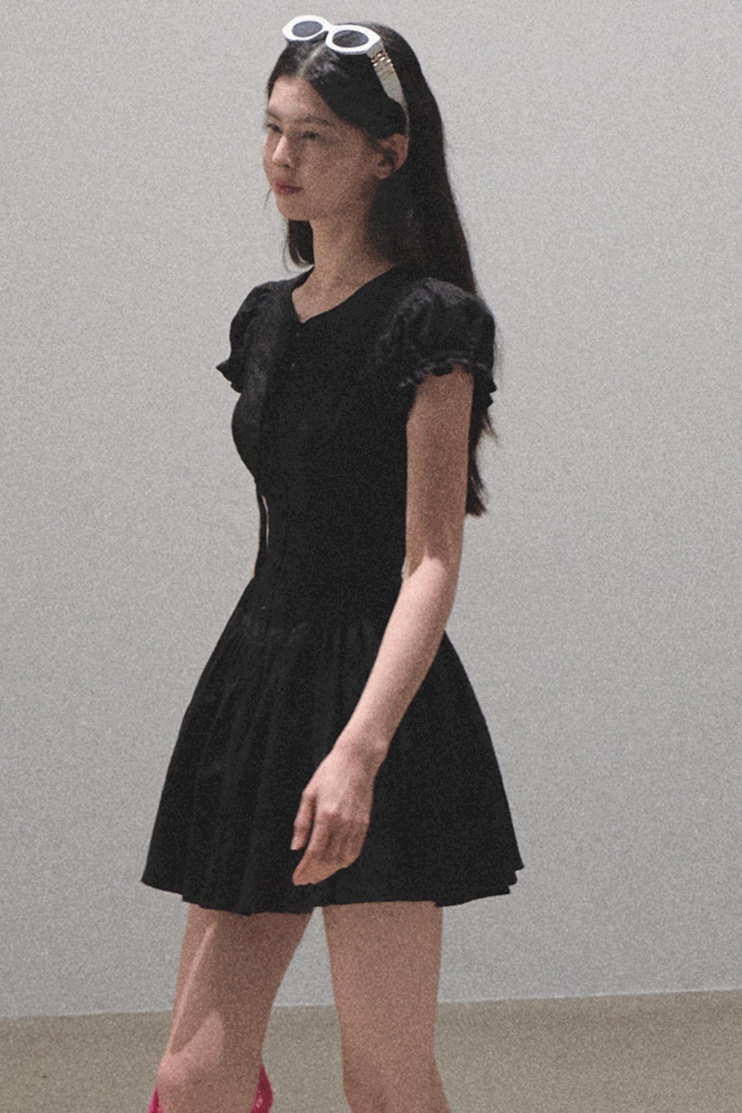 Lovefall Embroidered Cotton Tea Dress