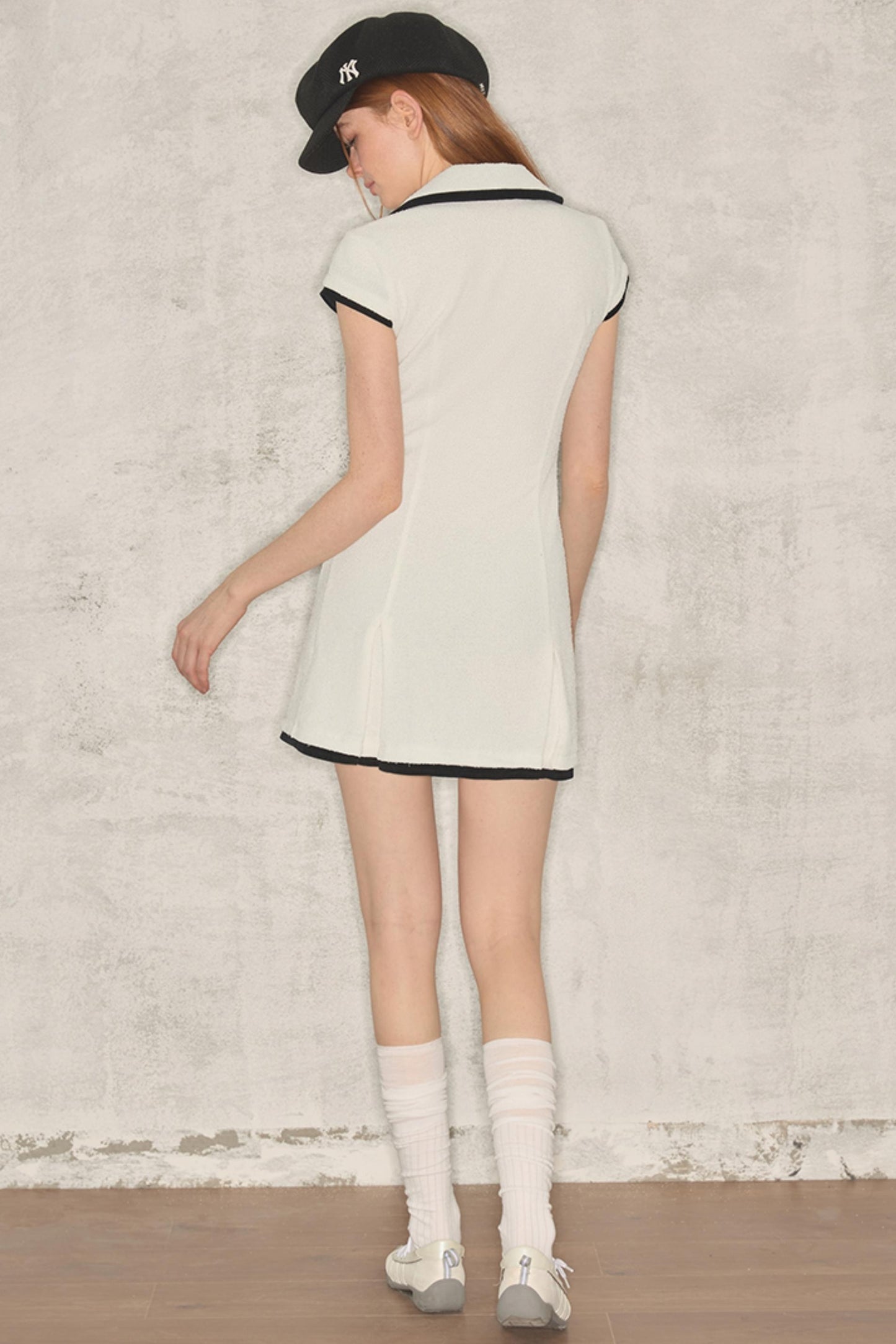 Slim White Summer Dress