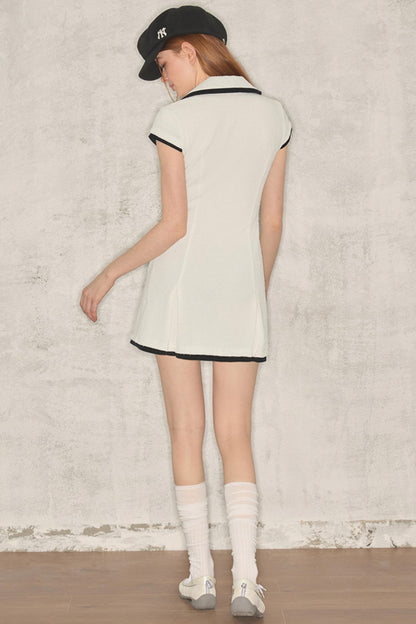 Slim White Summer Dress