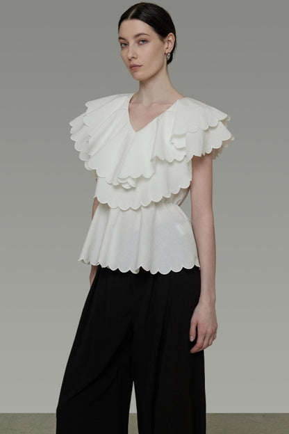 Summer Ruffle Blouse