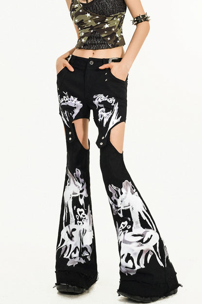 Spicy Flared Street Jeans