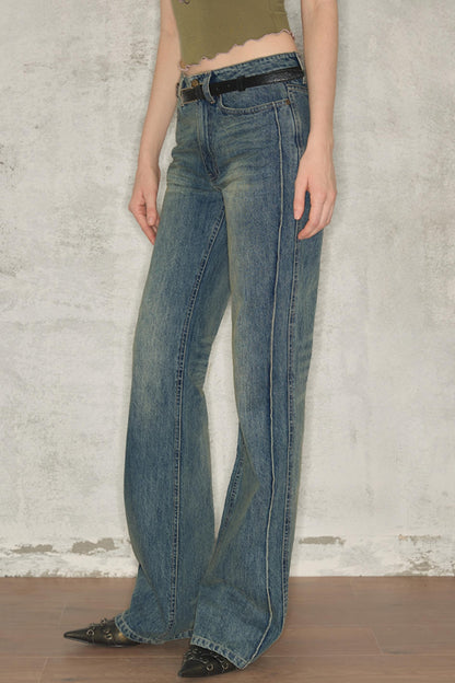 Summer Vintage Straight-Leg Jeans
