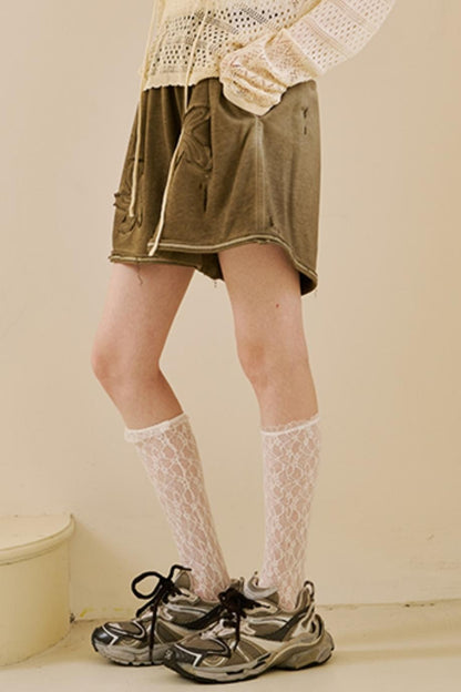 Relaxed Floral Sweatpants