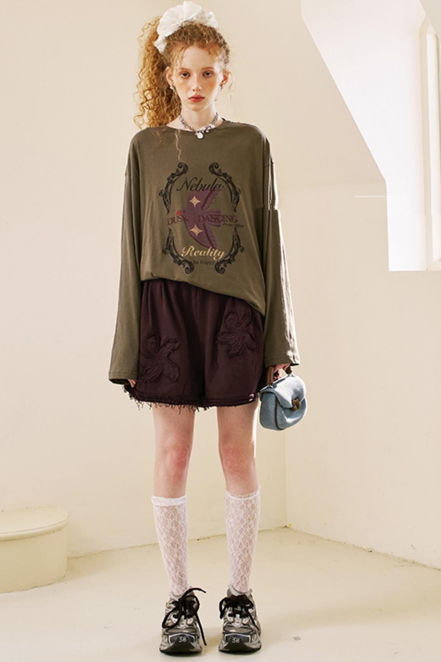 Relaxed Floral Sweatpants