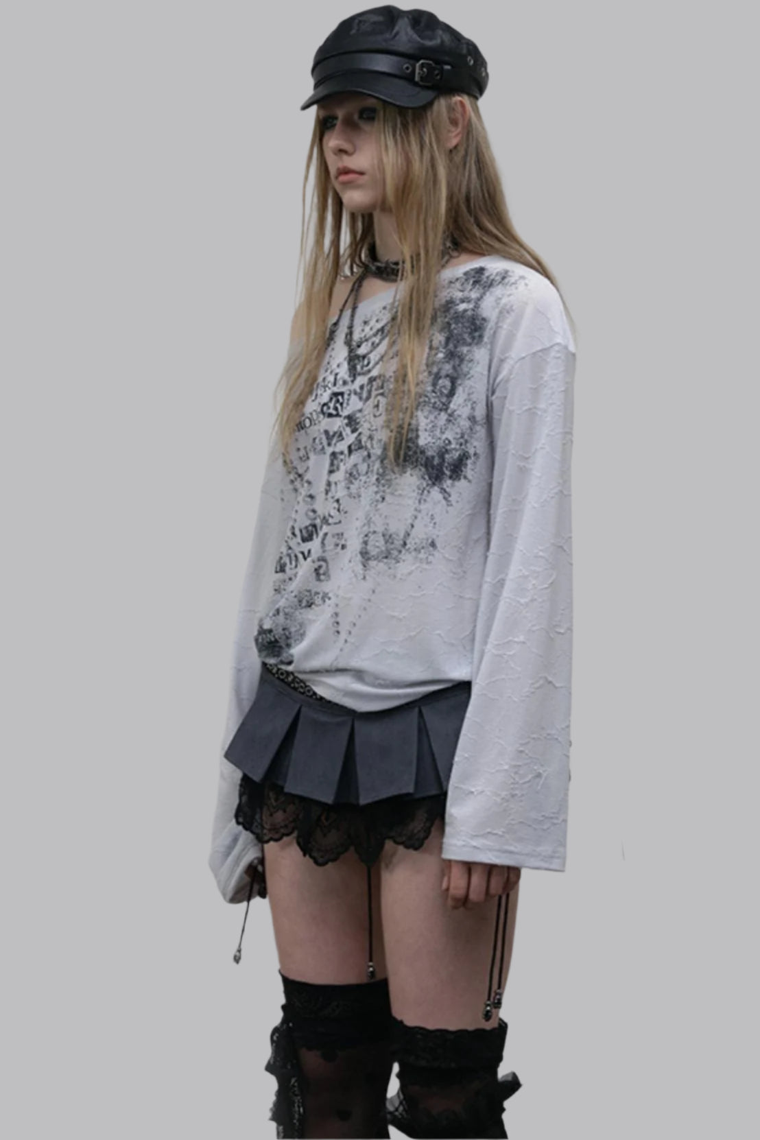 Slouchy One-Shoulder Tee