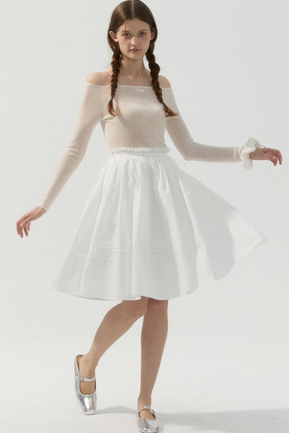 Oxygen Soft Knit Wrap Top