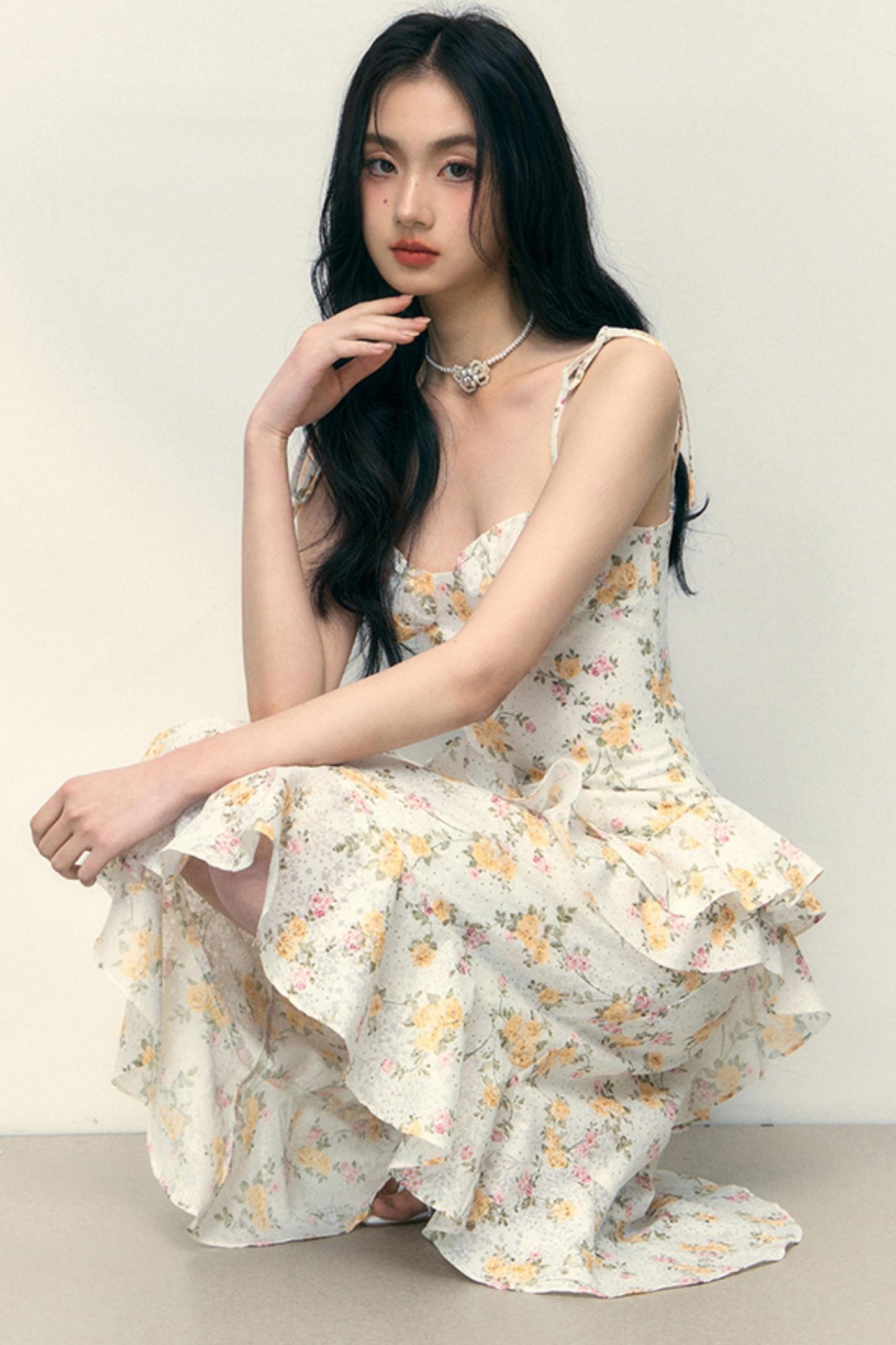 Yellow Rose Cami Dress