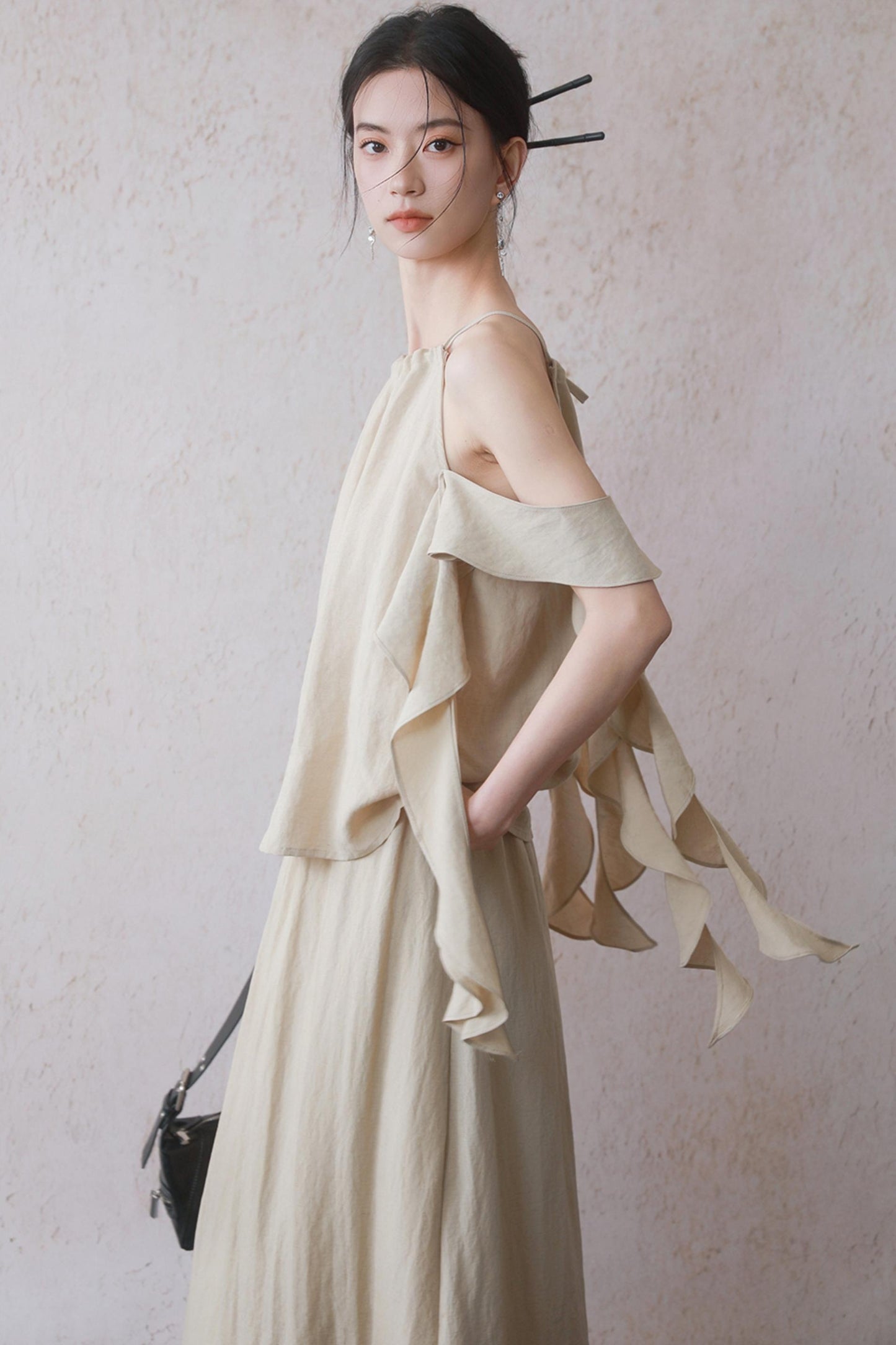 Ruffled Camisole Set