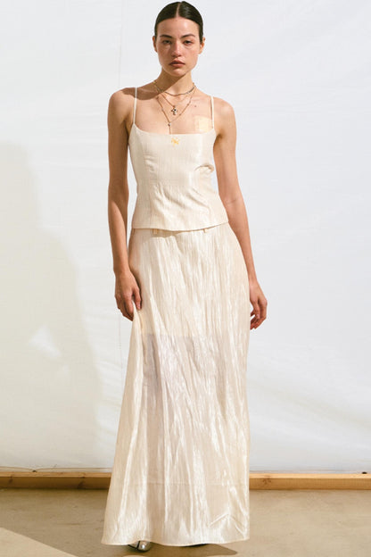 Hollow Back Halter Dress