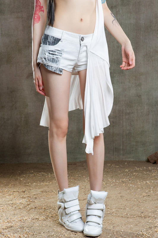 Multi-Wear Denim Shorts