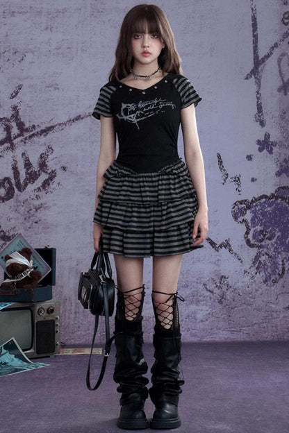 Y2K Punk Hooded Dress