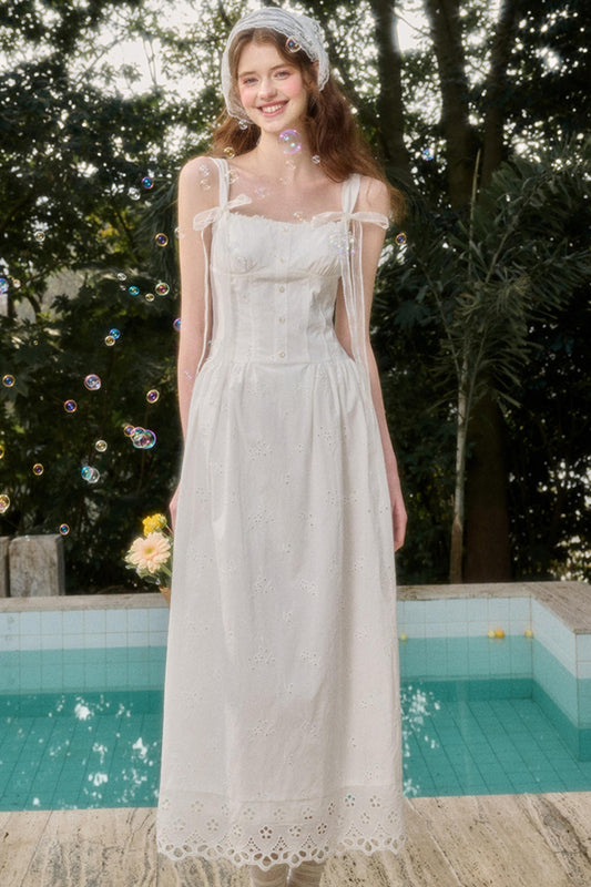 Slim Cotton Camisole Dress