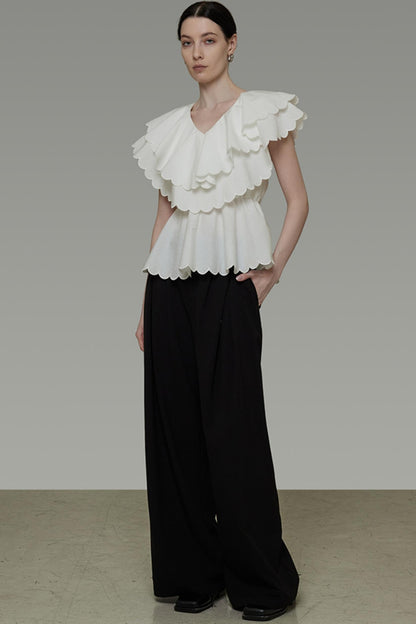 Summer Ruffle Blouse