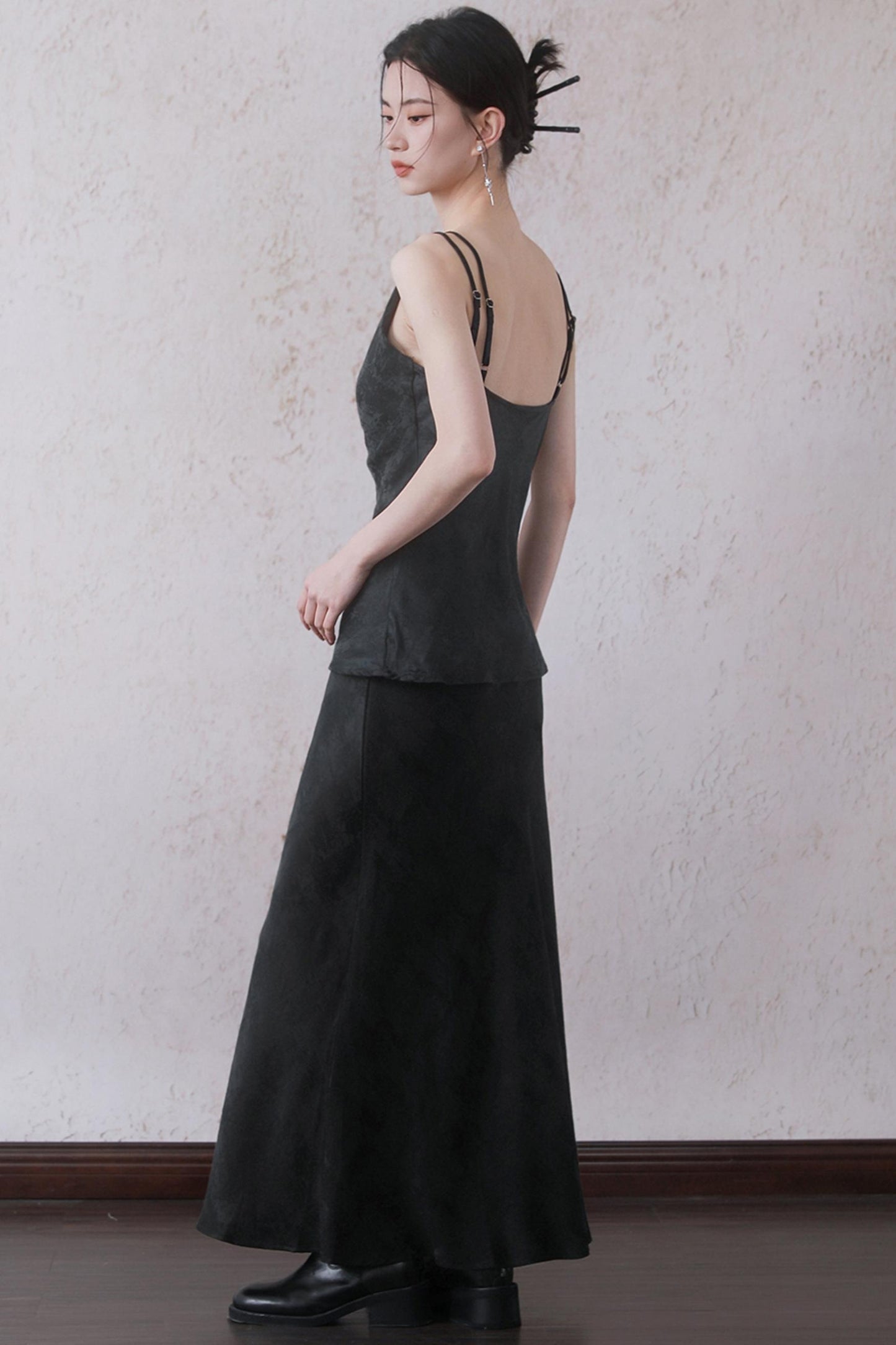 Modern Han-Inspired Suspender Skirt Set-Up