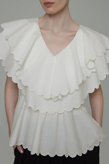 Summer Ruffle Blouse