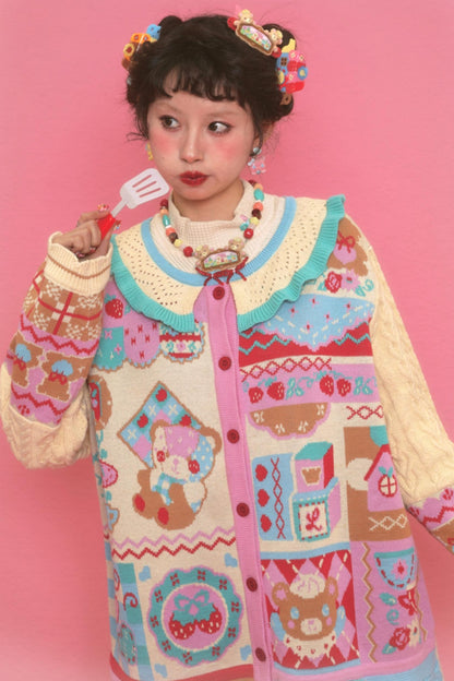 Multi-Piece Patchwork Sweater