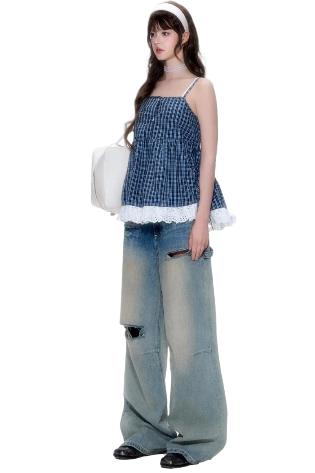 Sweet Lace Halter Top