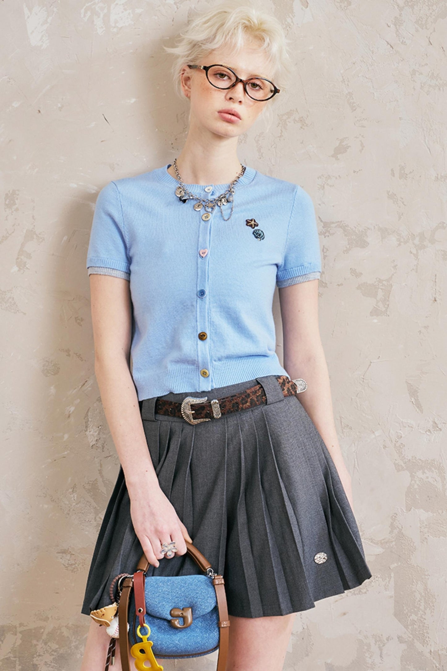 Starfish Bead Knit Cardigan