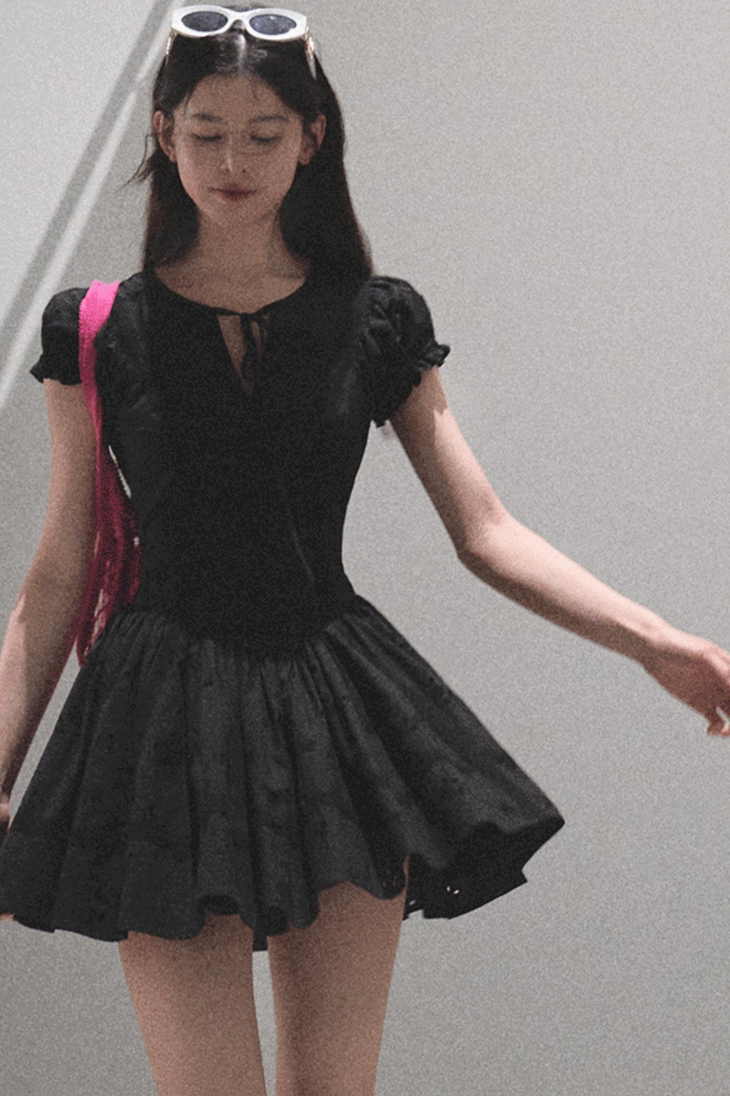 Lovefall Embroidered Cotton Tea Dress