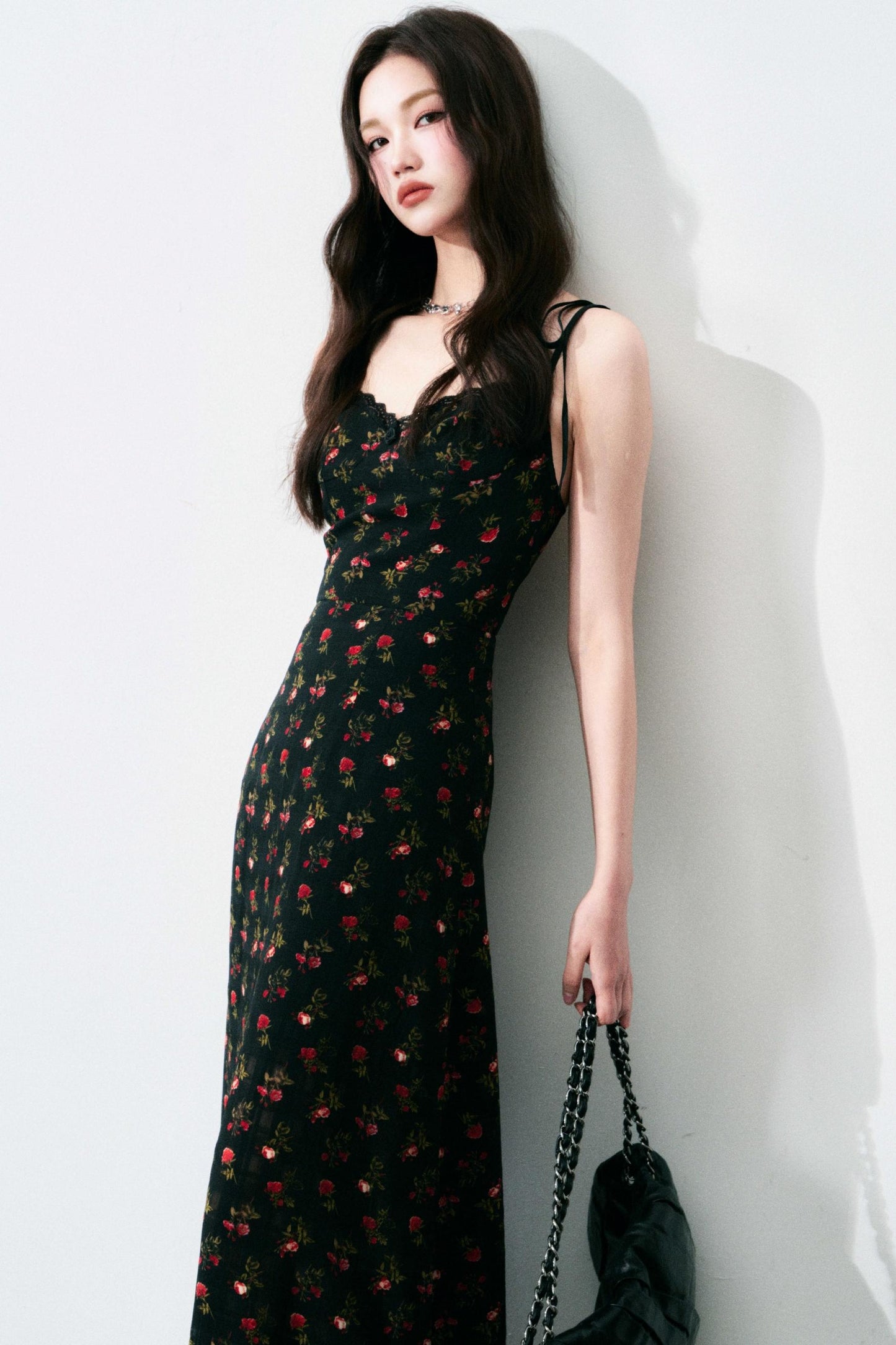 Vintage Floral Tie Dress