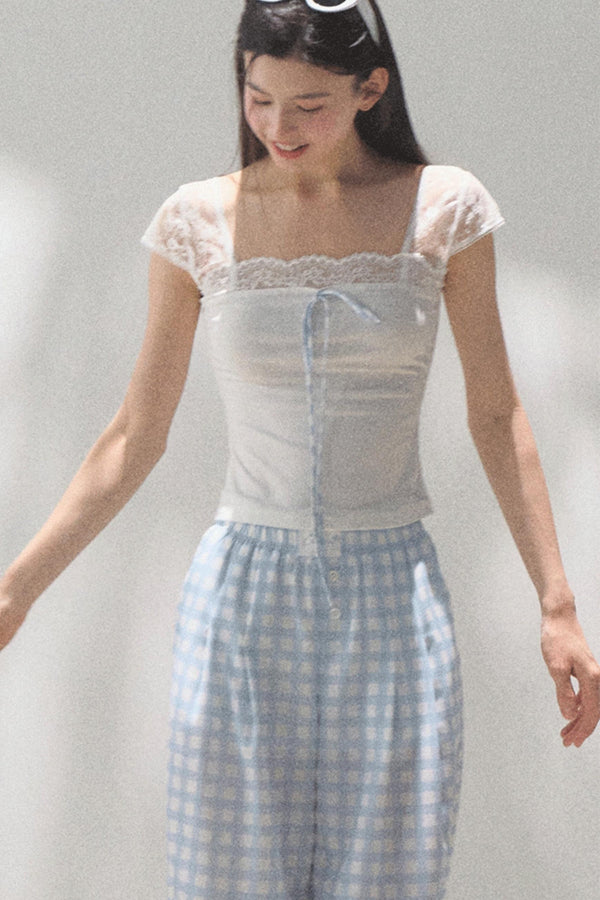 Lace Bow Tee