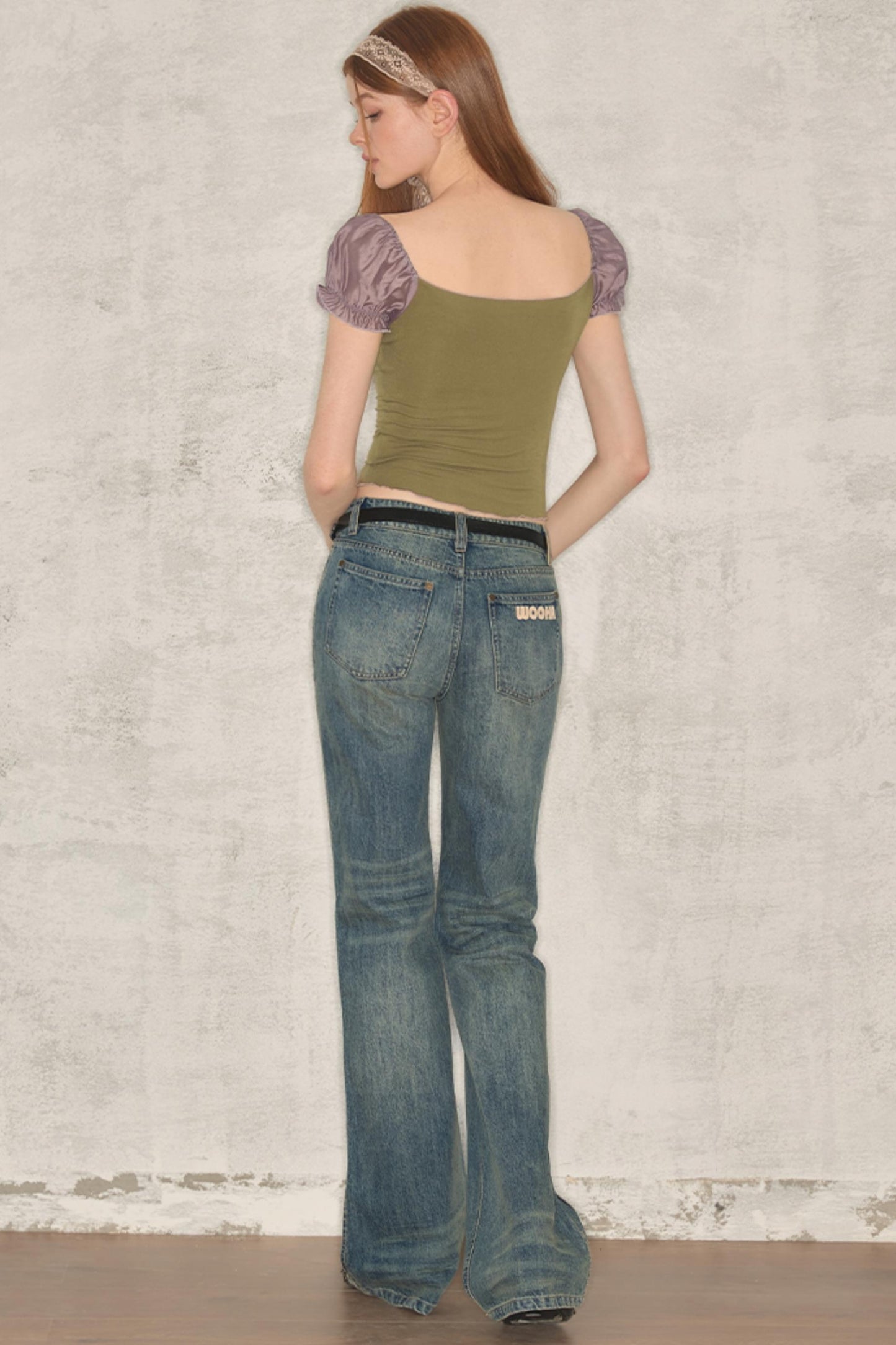 Summer Vintage Straight-Leg Jeans